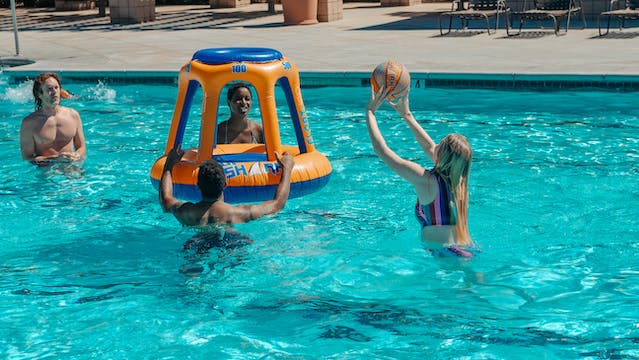 Pool Volleyball and Basketball Set