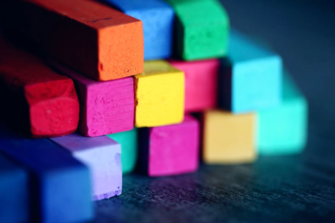 Different Colors of Chalk