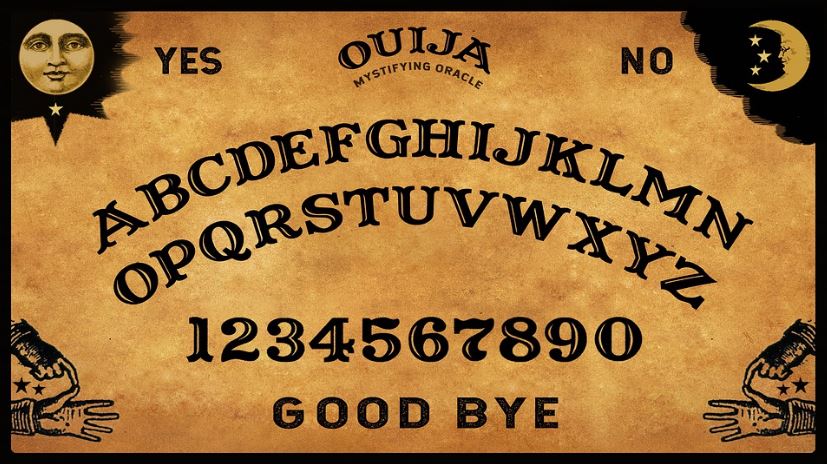 An Ouija board