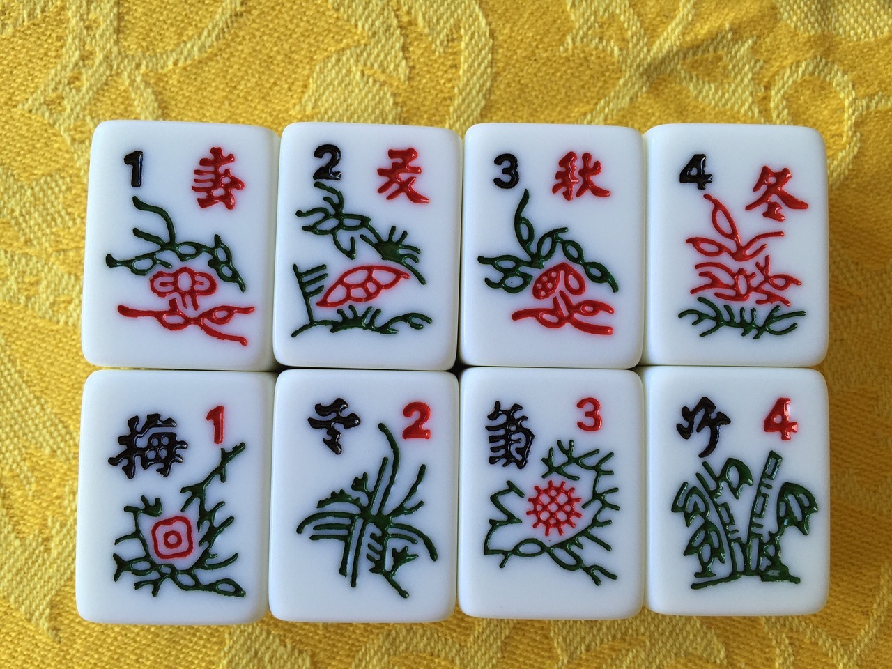 Mahjong Tiles Chinese